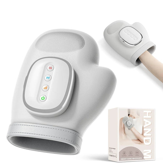 Electric Hand and Wrist Massager with Heat and Compression