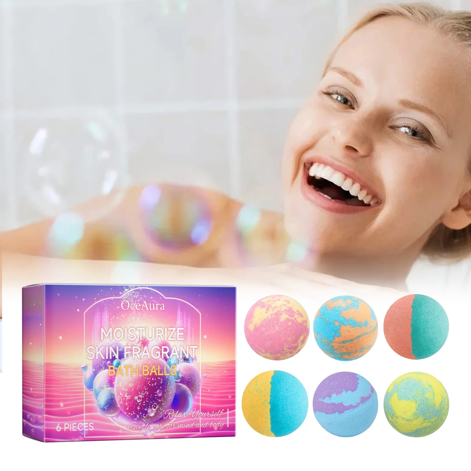 Aromatherapy Moisturizing Bath Bombs for Relaxation and Skin Care - 11