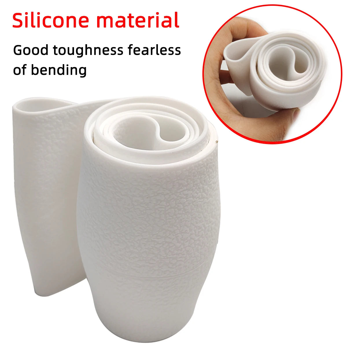 Universal Silicone Car Steering Wheel Cover Non Slip Protective Grip - 4