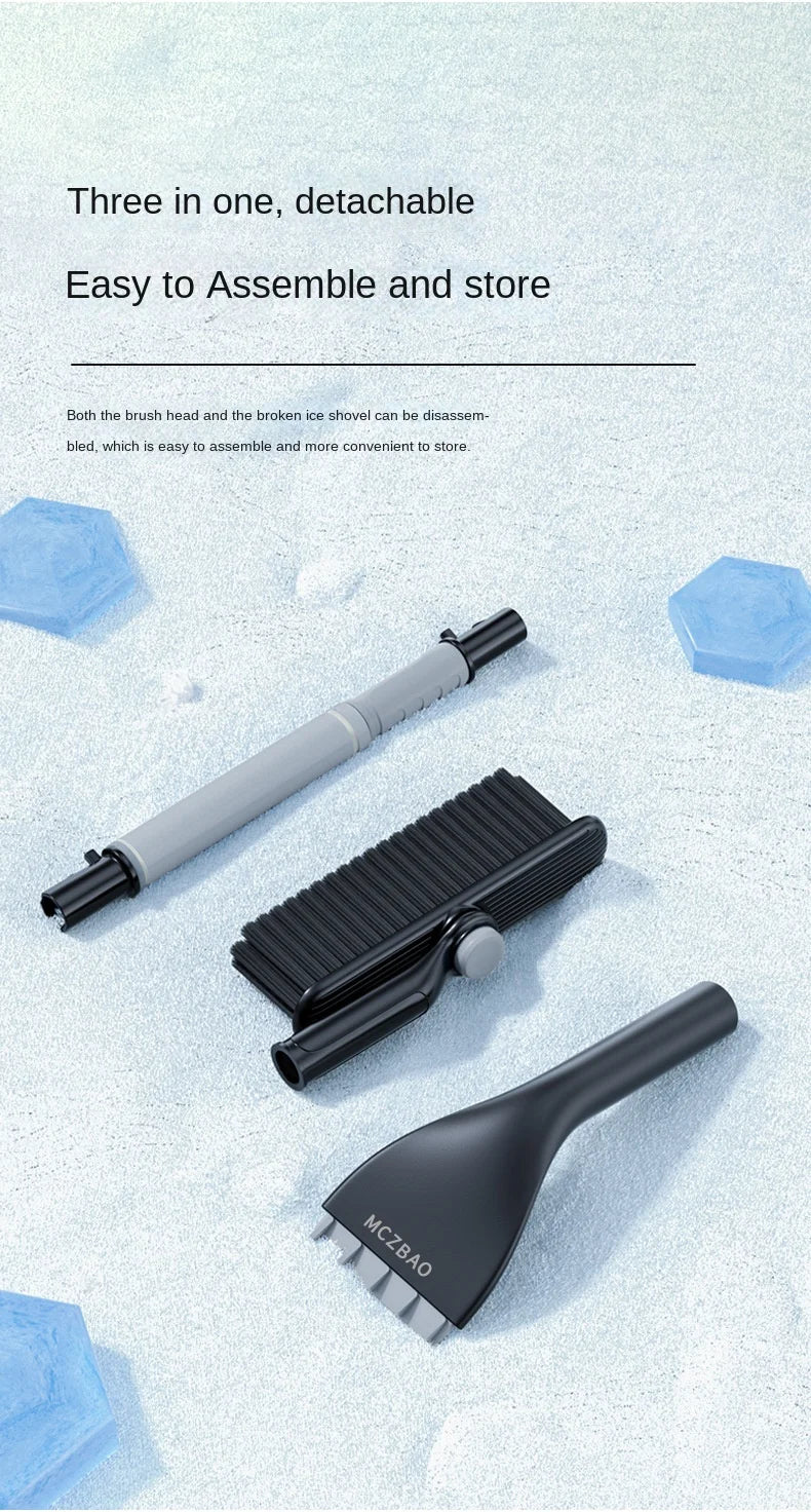 Retractable Car Snow Brush and Ice Scraper for Winter