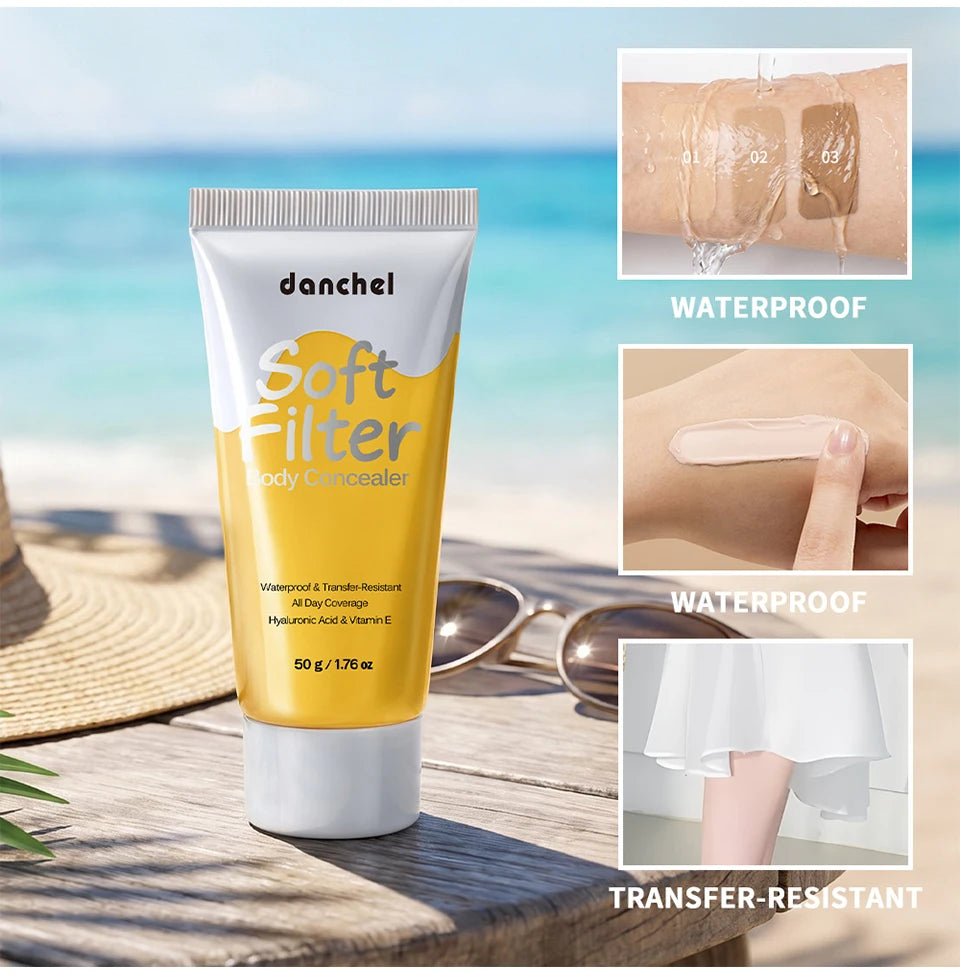 Waterproof Full Coverage Body Concealer for Scars, Tattoos and Veins - 12