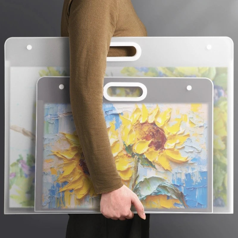 Portable Art Portfolio Storage Folder for Sketches and Artwork - 2