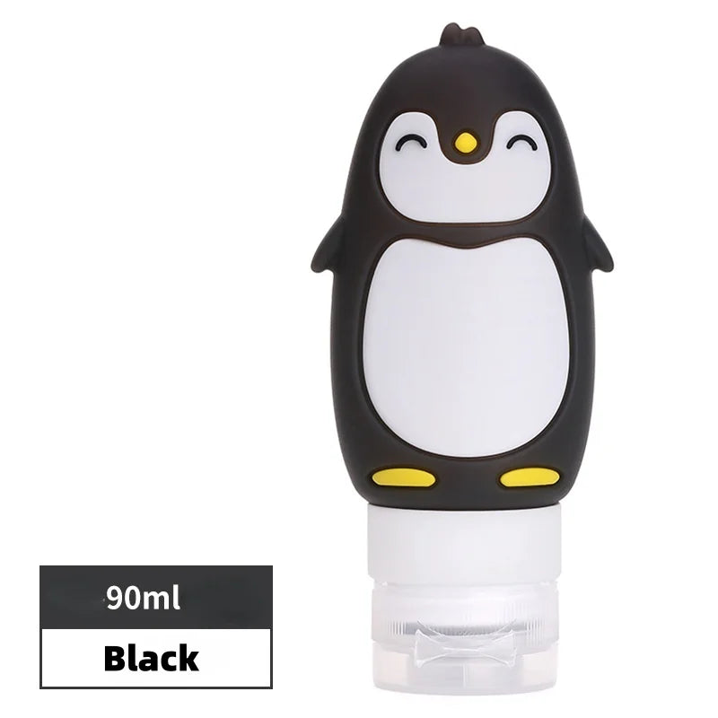 Cartoon Penguin Travel Bottle for Toiletries - 14