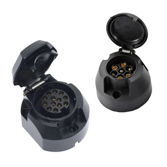 12V Trailer Socket Connector 7 Pin and 13 Pin Caravan Towing Plug