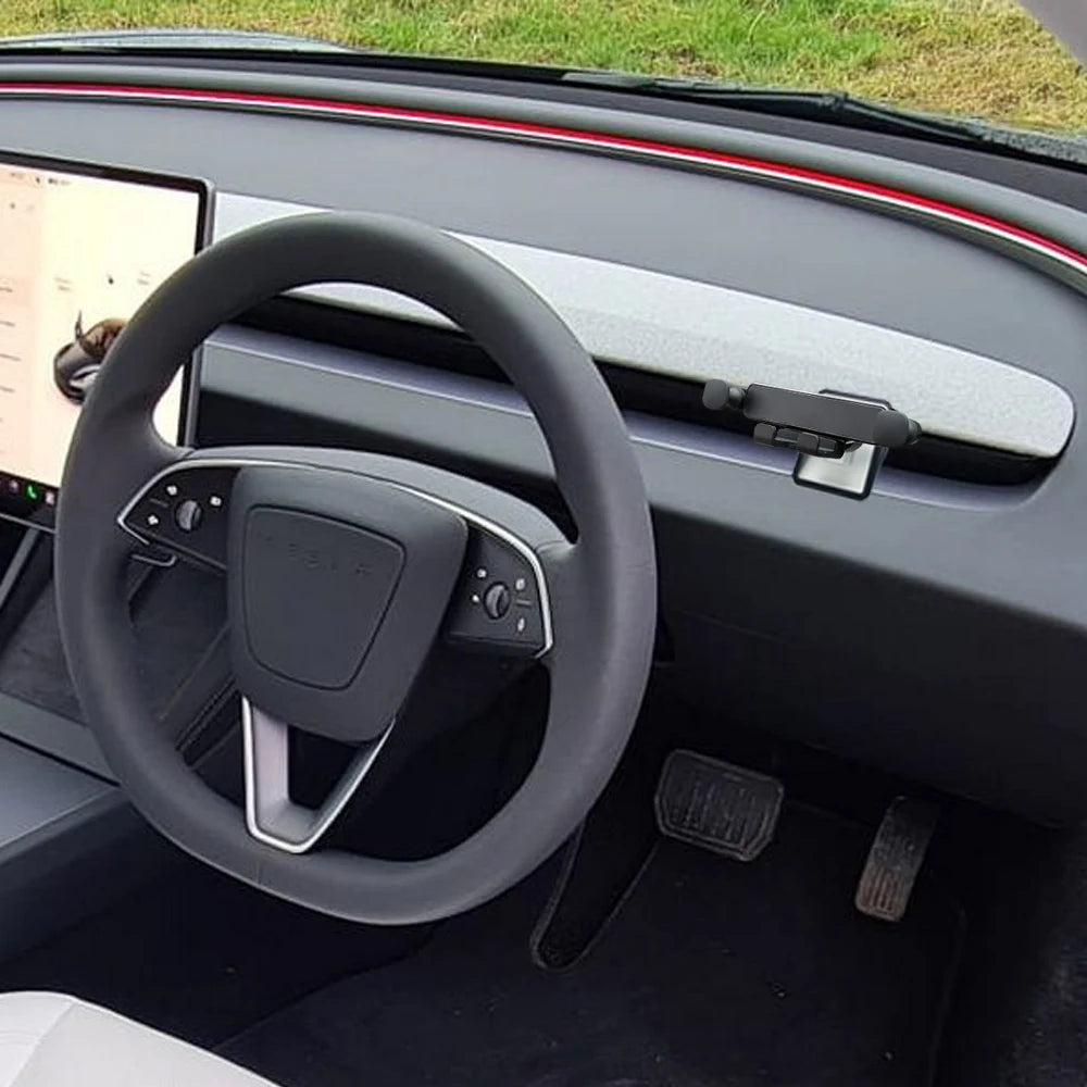 Wooden Gravity Car Phone Holder for Tesla Model 3 and Model Y - 5