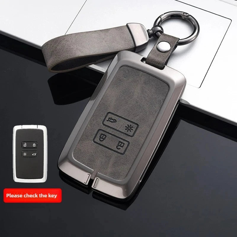 Leather Protective Car Key Case Cover - 15