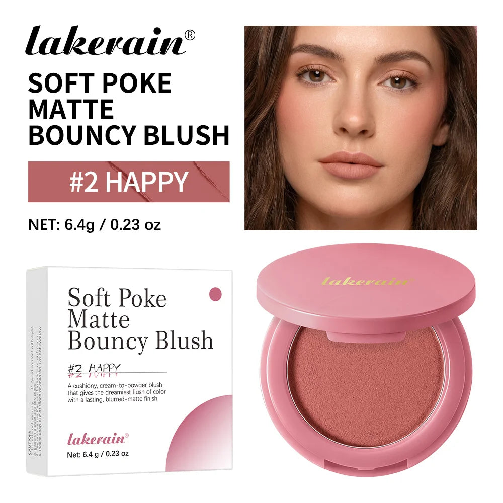 Matte Cream-to-Powder Bouncy Blush for Natural Flush - 23