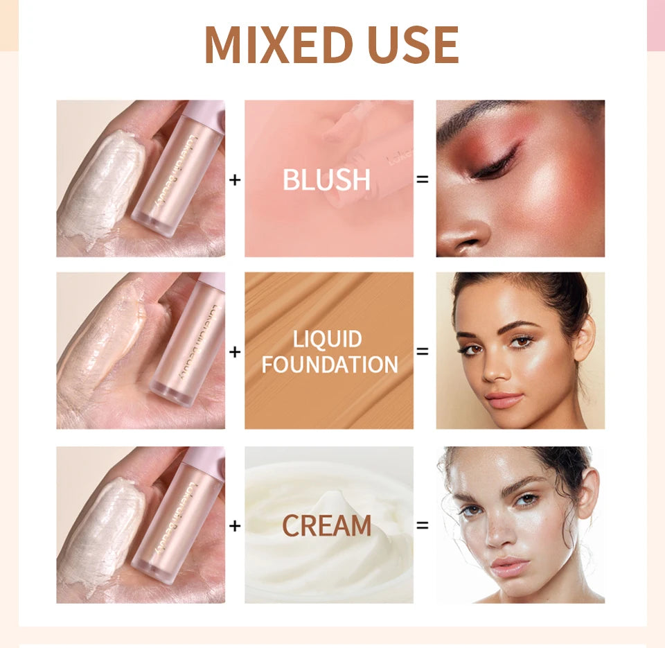 Liquid Highlighter for Radiant Face and Body Glow
