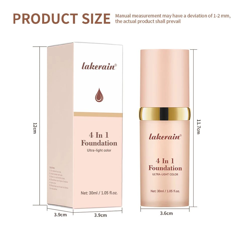 4-in-1 Color-Changing Moisturizing Foundation with SPF 30