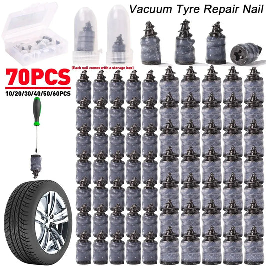 Universal Vacuum Tire Repair Rubber Nail Set for Punctures