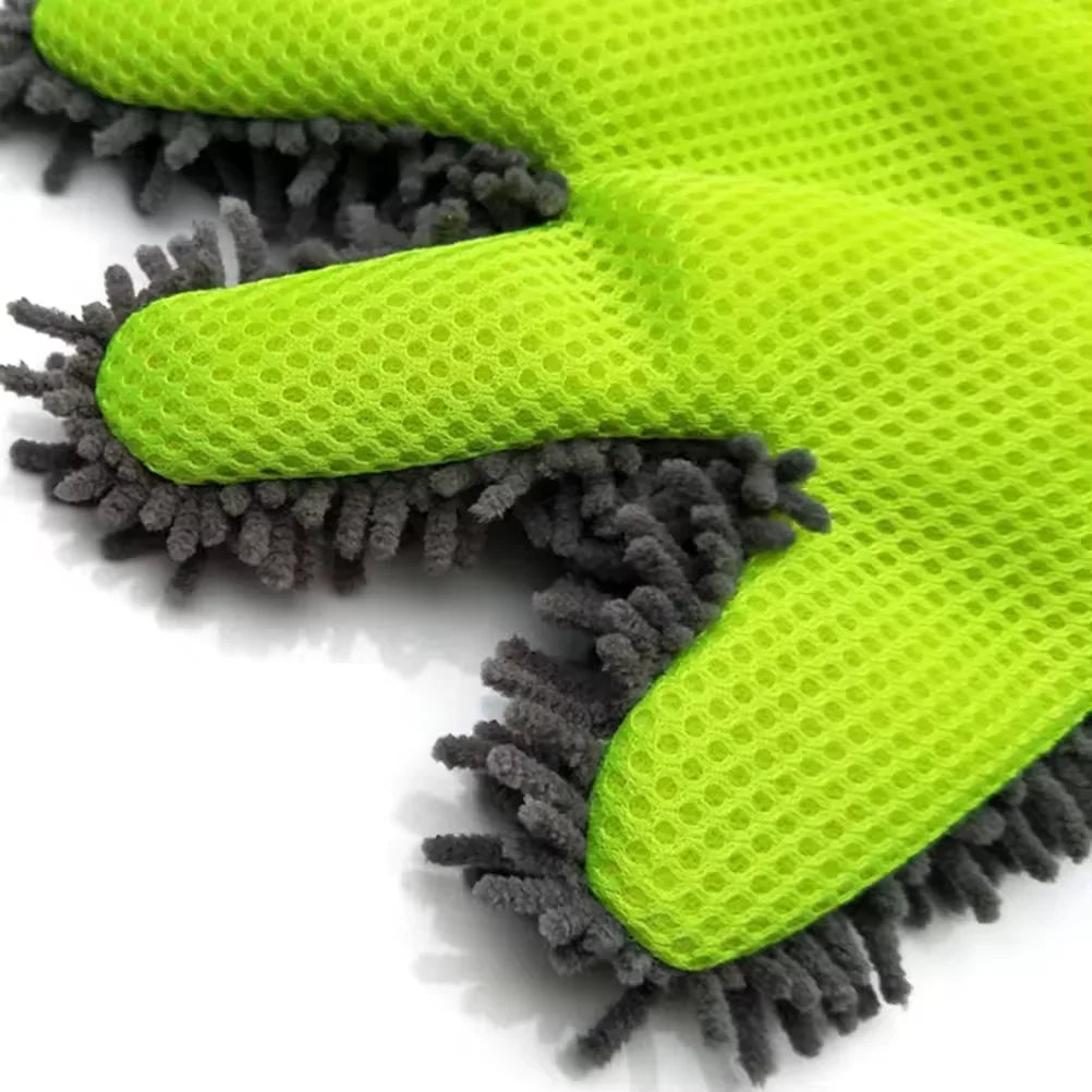 Waterproof Microfiber Car Wash Mitt - 4