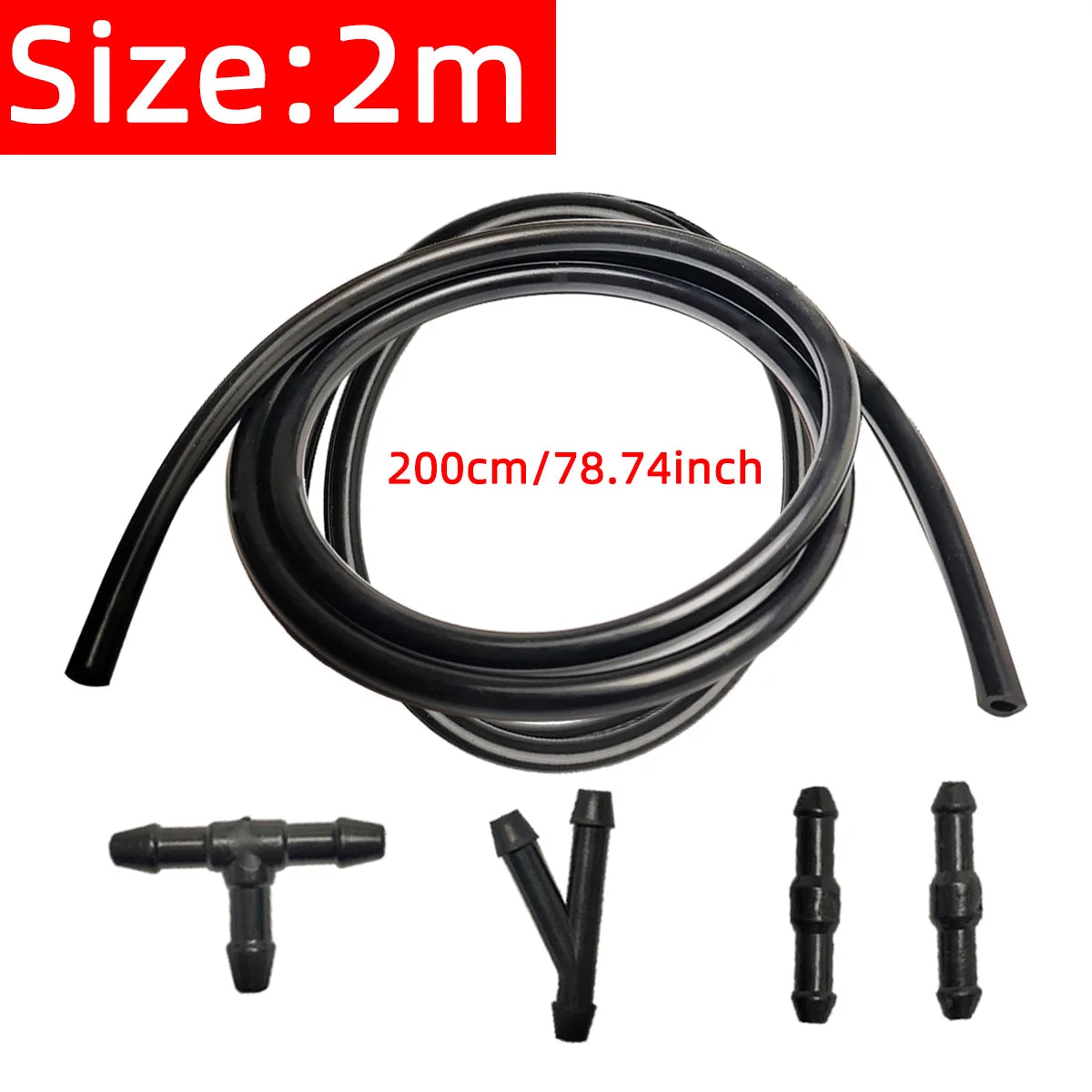 Universal Windshield Washer Fluid Hose Replacement Kit - 7