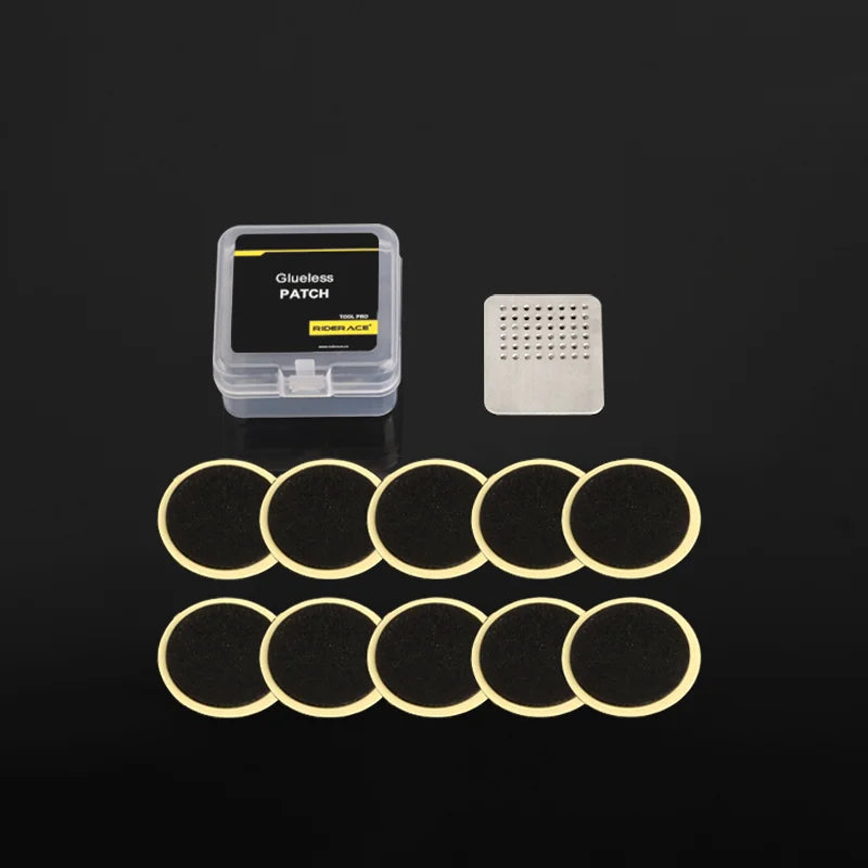Glueless Bike Inner Tube Puncture Repair Patch Kit