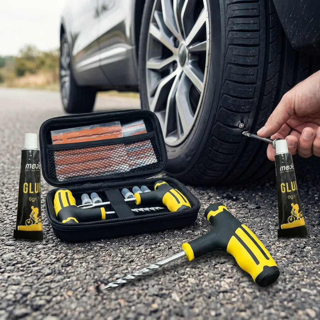 Emergency Universal Tire Puncture Repair Kit