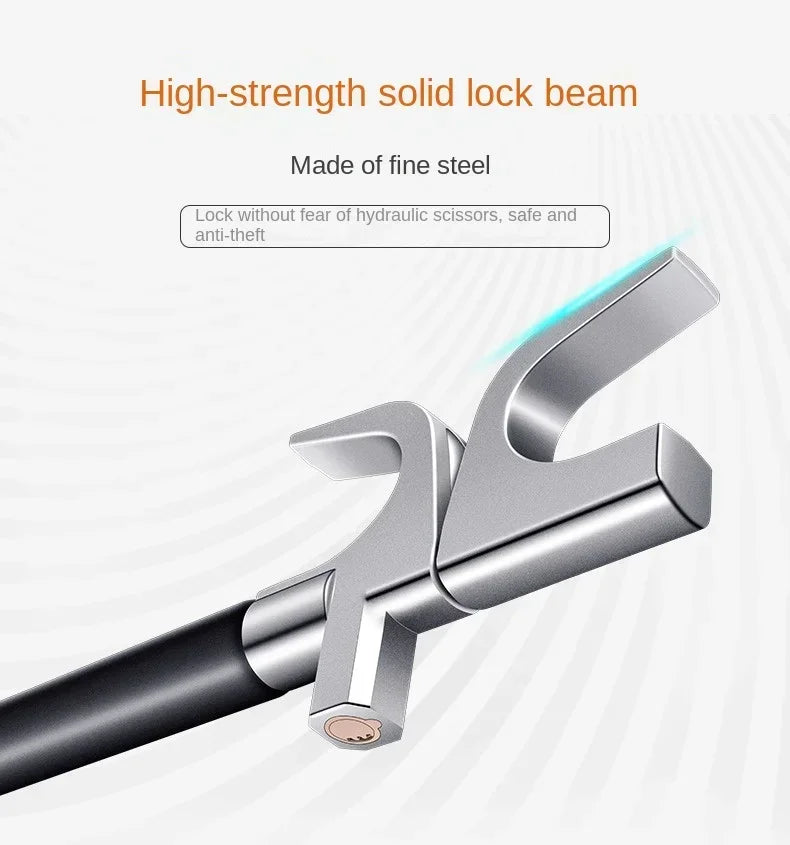 Adjustable Car Steering Wheel Security Lock - 9
