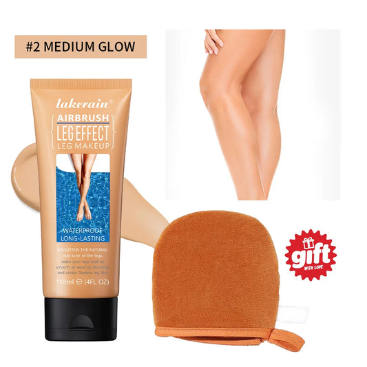 Waterproof Airbrush Leg Foundation and Body Concealer with Applicator