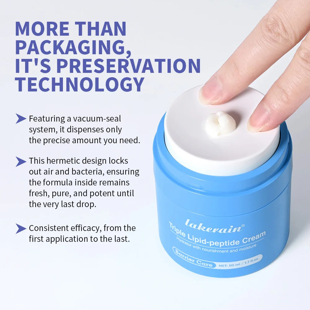 Triple Lipid Peptide Moisturizing Face Cream for Dry Sensitive Skin - 4