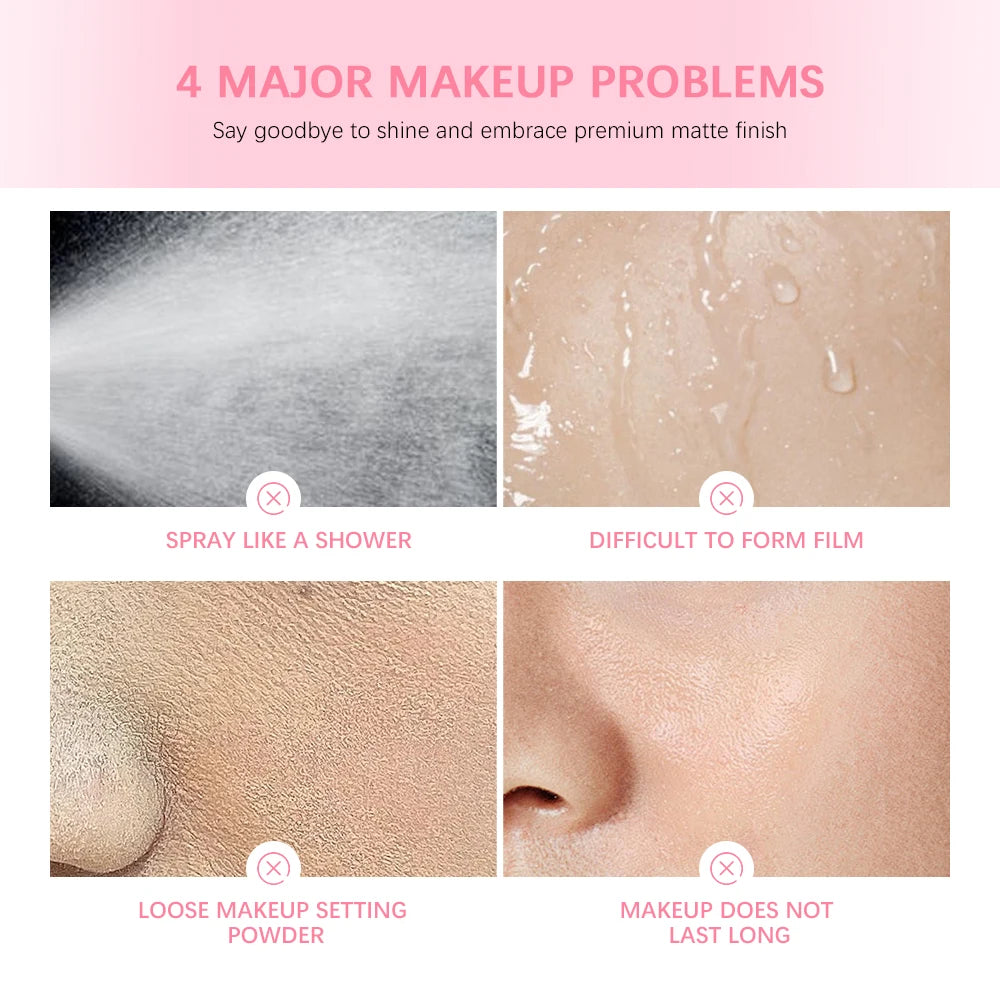 Long-Lasting Matte Waterproof Makeup Setting Spray - 6