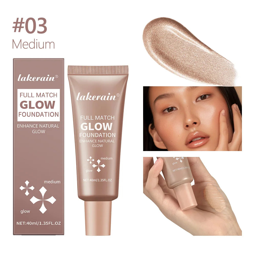 Liquid Glow Foundation and Highlighter Makeup Base - 27