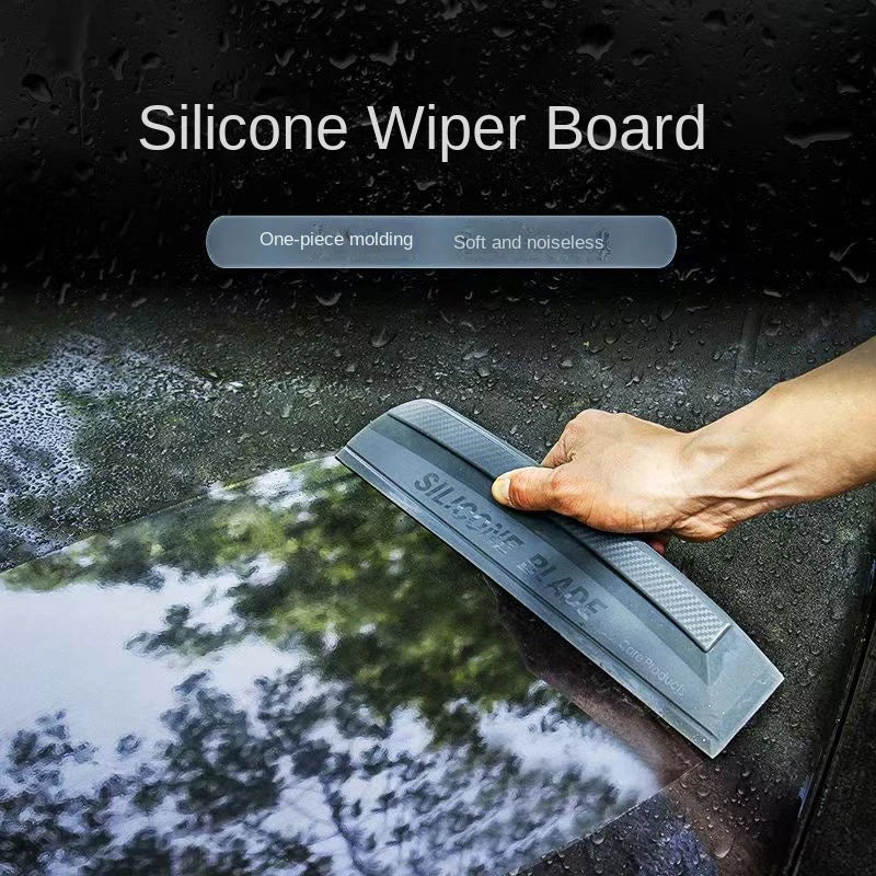 Non-Scratch Silicone Water Squeegee for Car Windows - 1