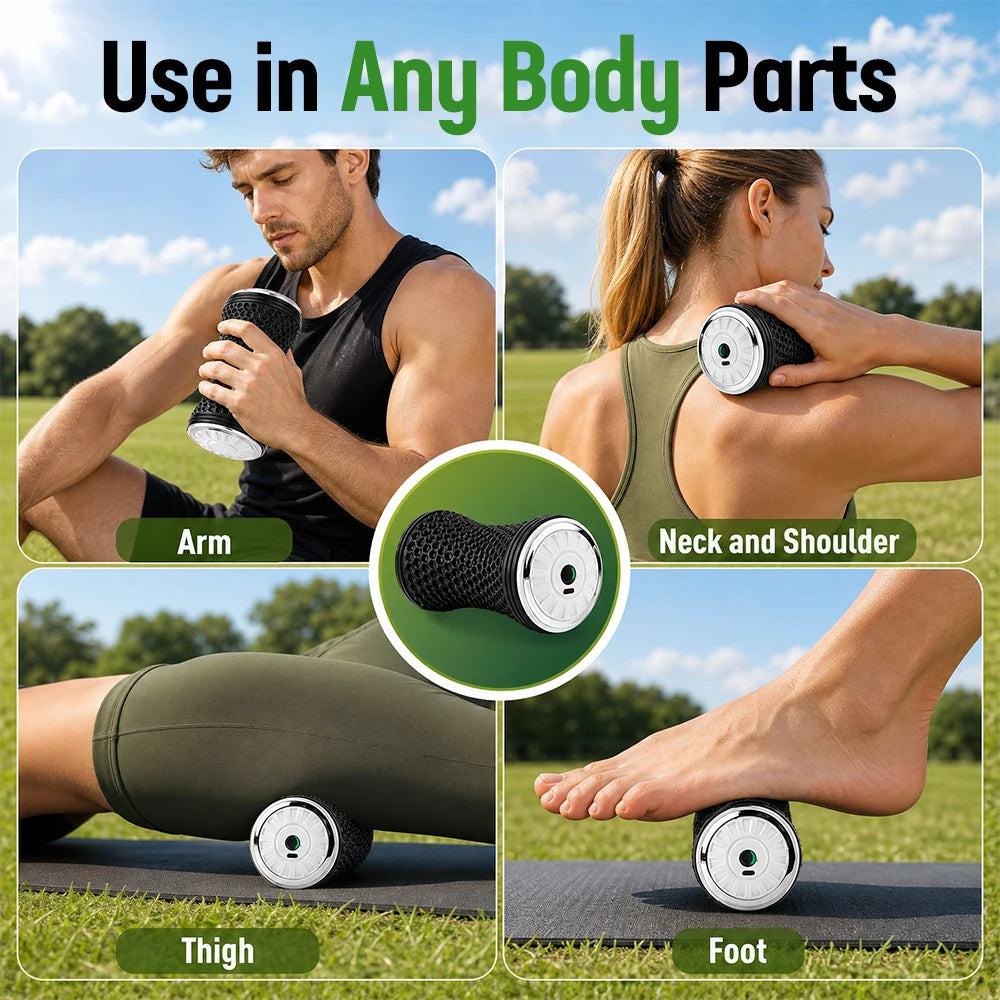 Electric Vibrating Massage Roller for Muscle Recovery - 4