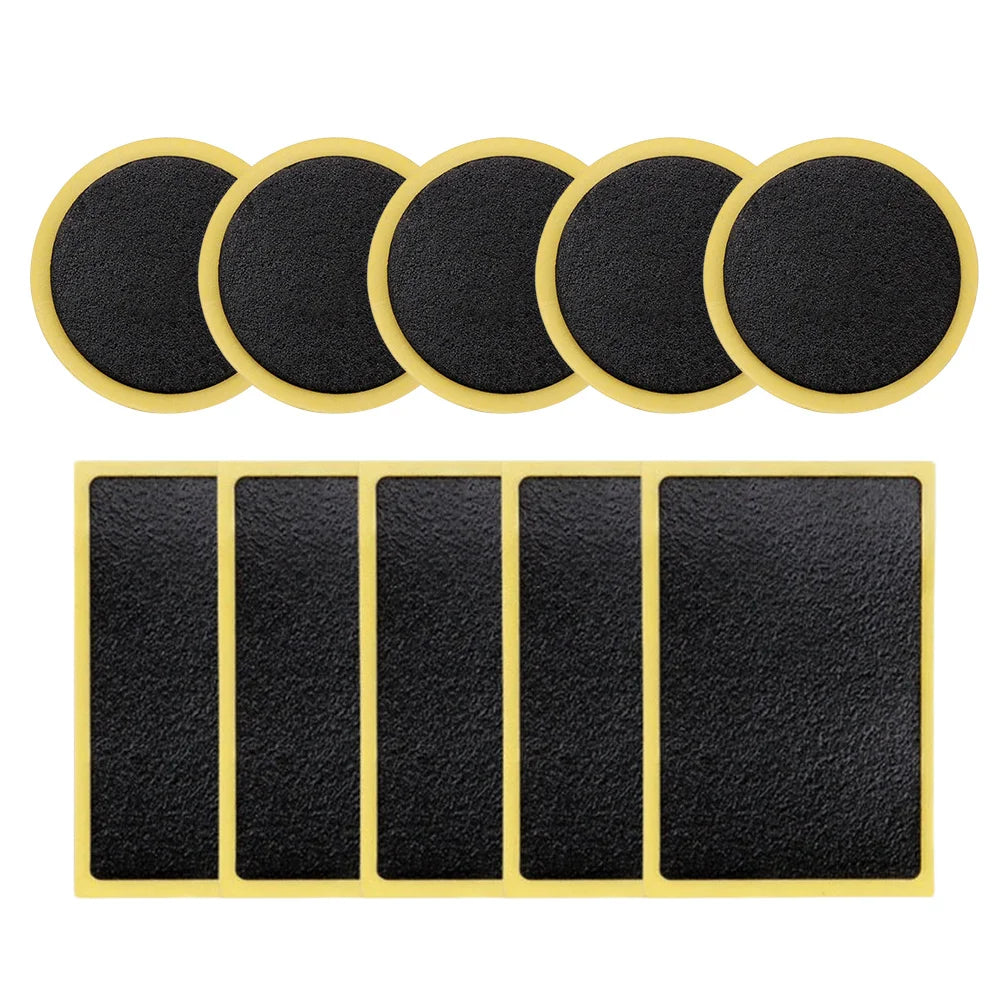 Glue-Free Bike Tire Puncture Repair Patch Kit