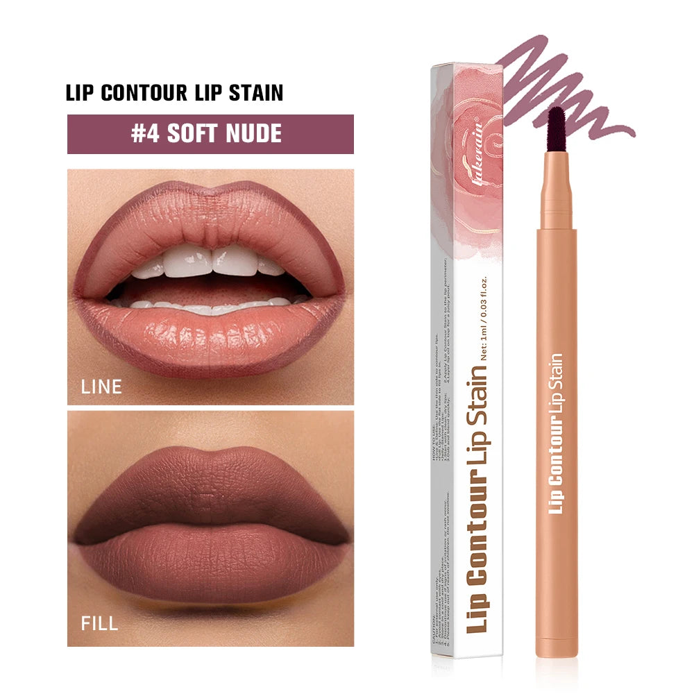 Dual-Ended Matte Lip Contour Stain and Liner Pencil - 40