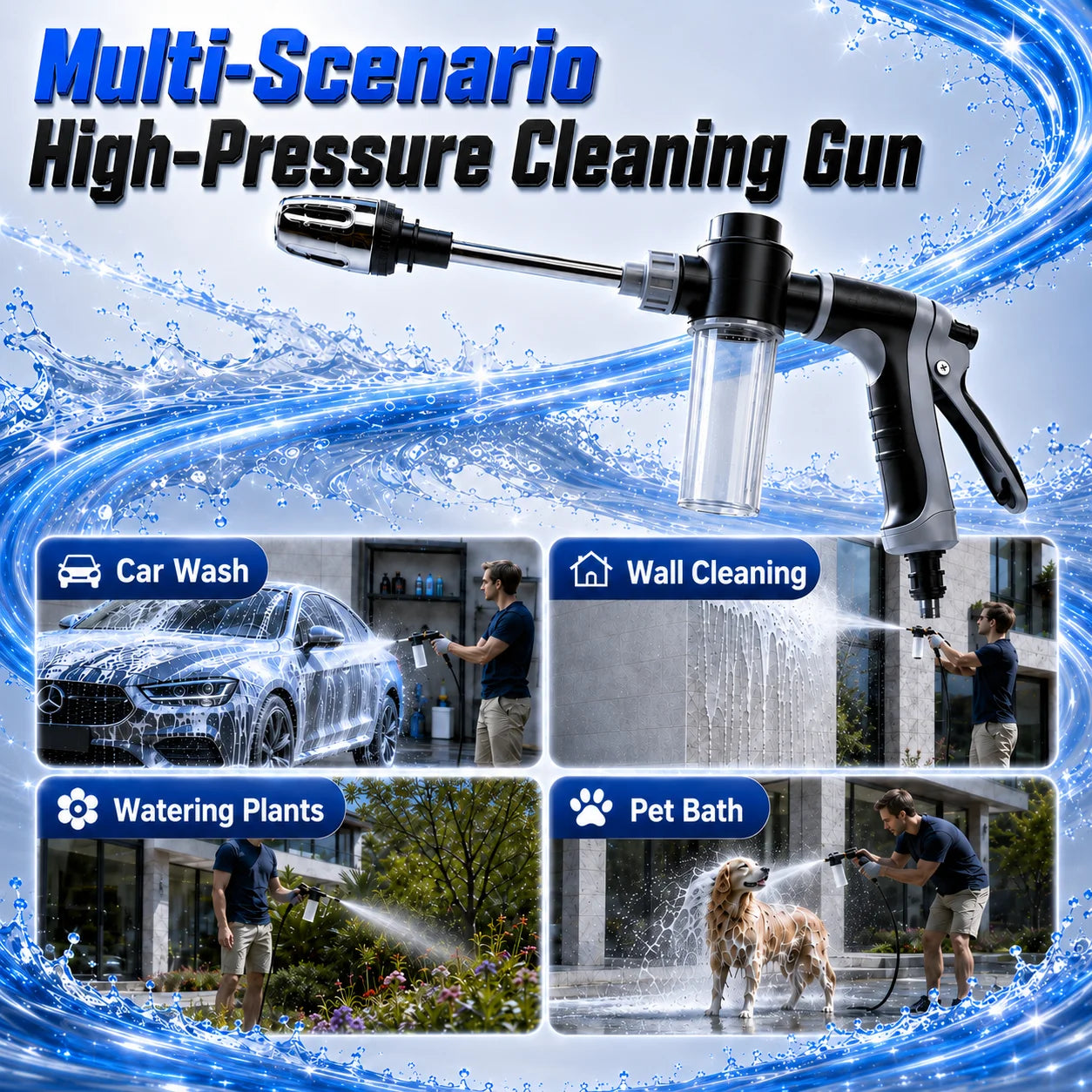 High-Pressure Foam Car Wash Sprayer Nozzle - 6