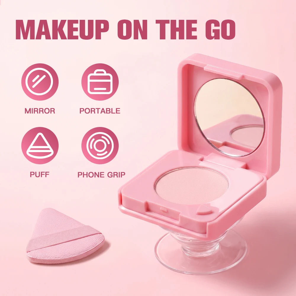 Matte Foundation Stick and Pressed Powder Beauty Set - 4