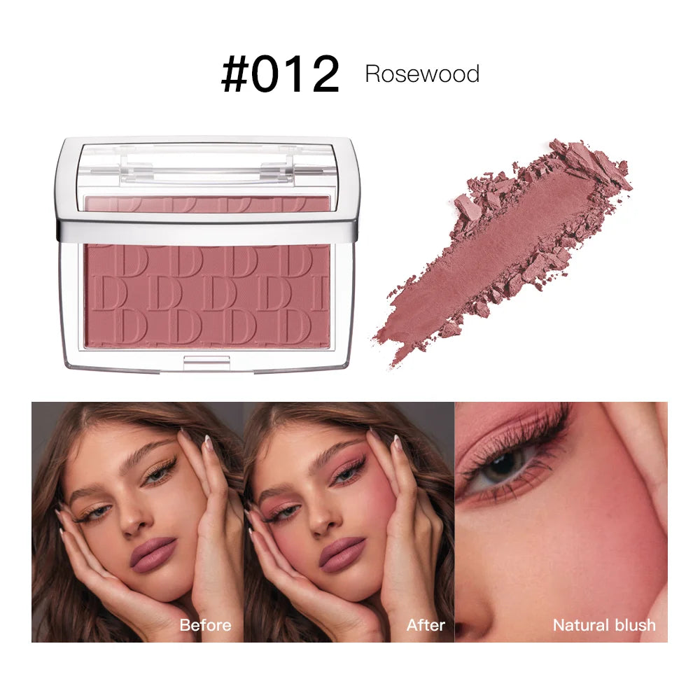 Matte Embossed Pigmented Face Blush Palette - 24