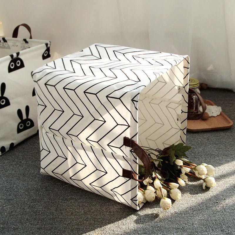 Collapsible Fabric Storage Basket for Home Organization