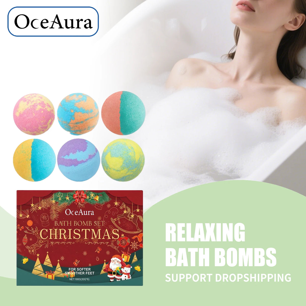 Aromatic Bath Bomb Gift Set for Kids and Adults