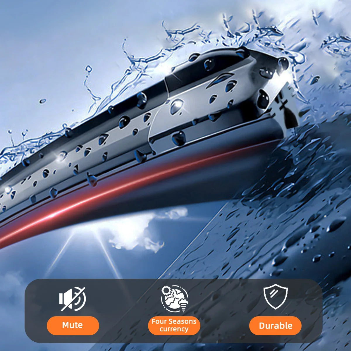 Dual Rubber Layer Car Windshield Wiper Blade
