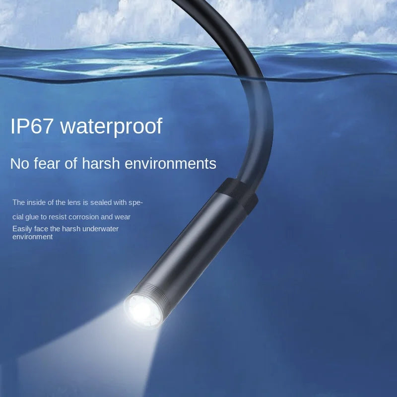 HD Waterproof Inspection Endoscope Camera for Android and PC