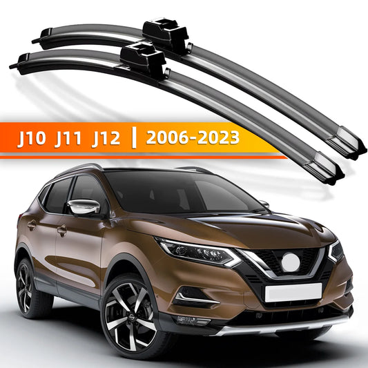 Front Windshield Wiper Blades for Nissan Qashqai 2006-2023