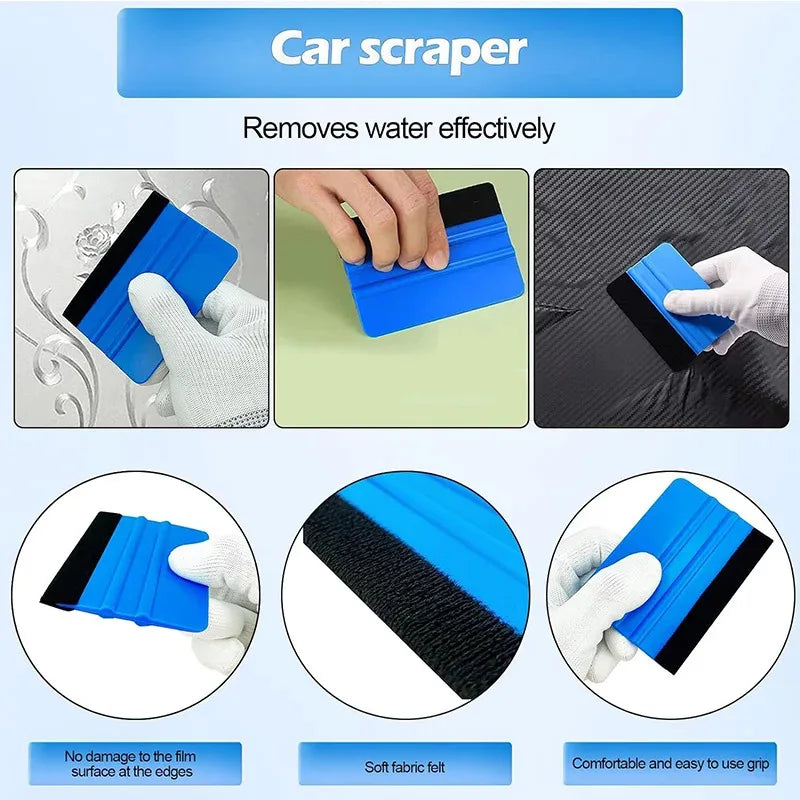 Professional Car Vinyl Wrap and Window Tint Installation Tool Kit