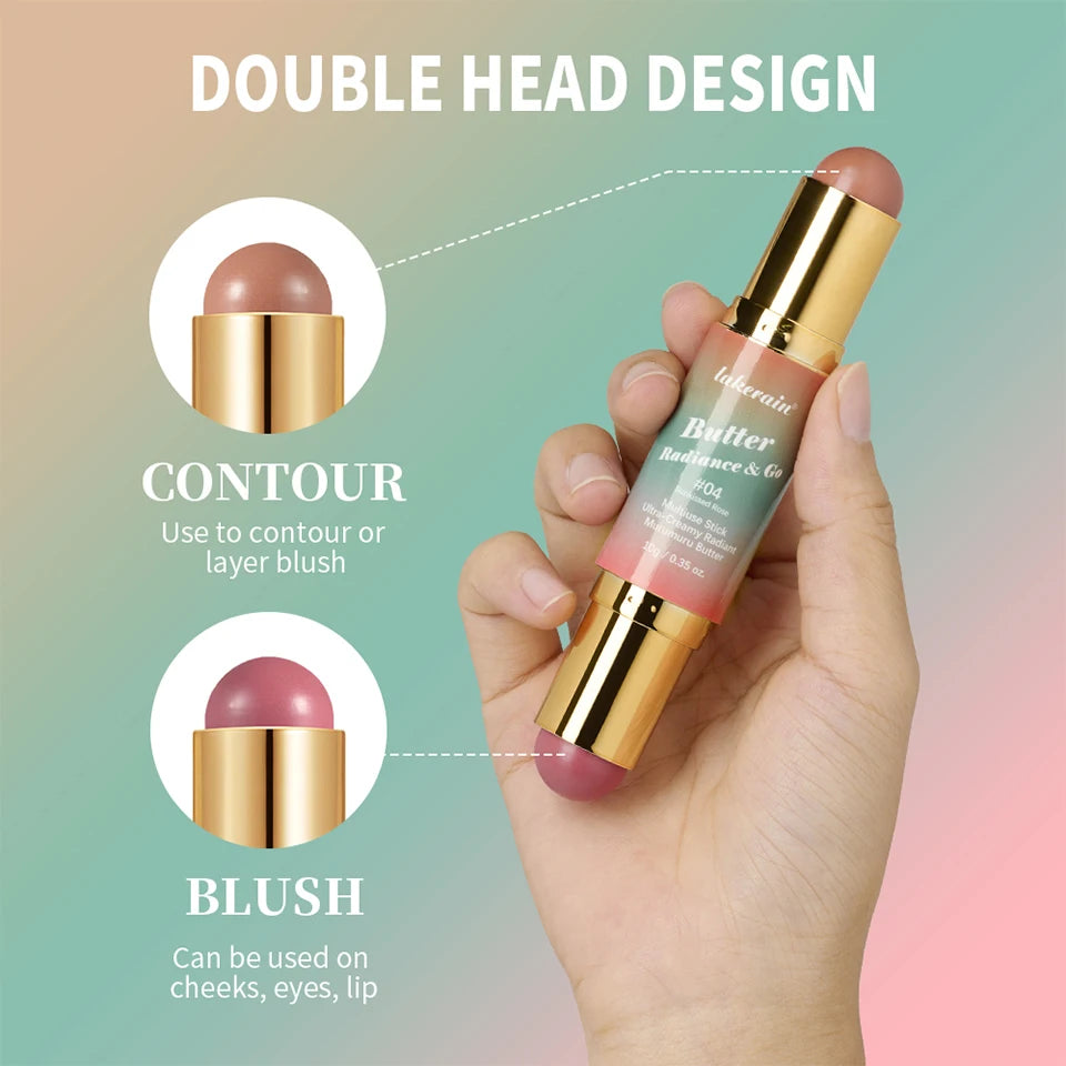 Dual-Ended Cream Blush and Bronzer Stick