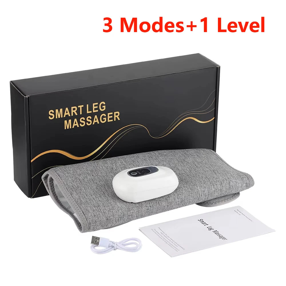 Wireless Air Compression Leg and Calf Massager for Muscle Recovery