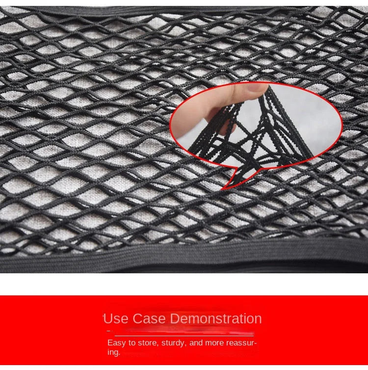 Universal Car Trunk Organizer Net Elastic Mesh Storage Bag - 11
