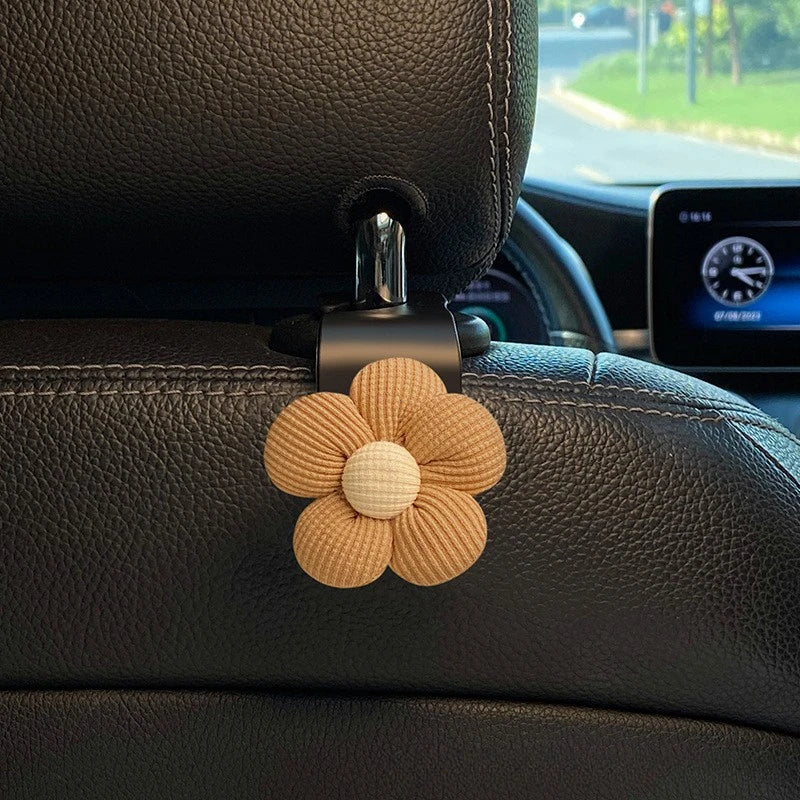 Universal Car Seat Headrest Flower Hook Organizer - 23