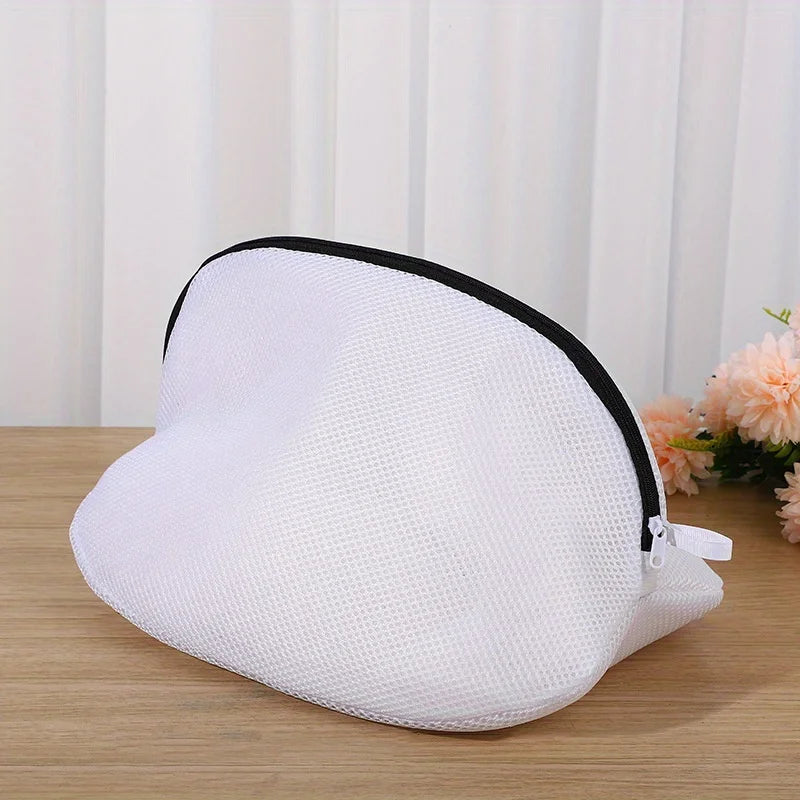 Protective Oval Mesh Washing Machine Bag for Shoes