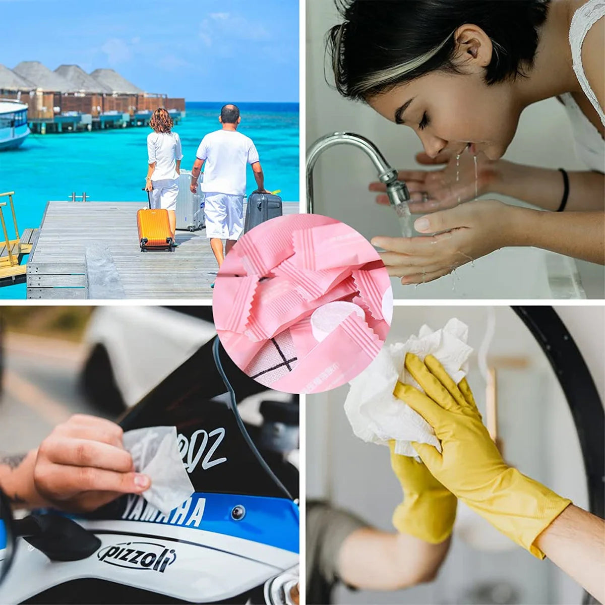 Portable Compressed Disposable Travel Towels
