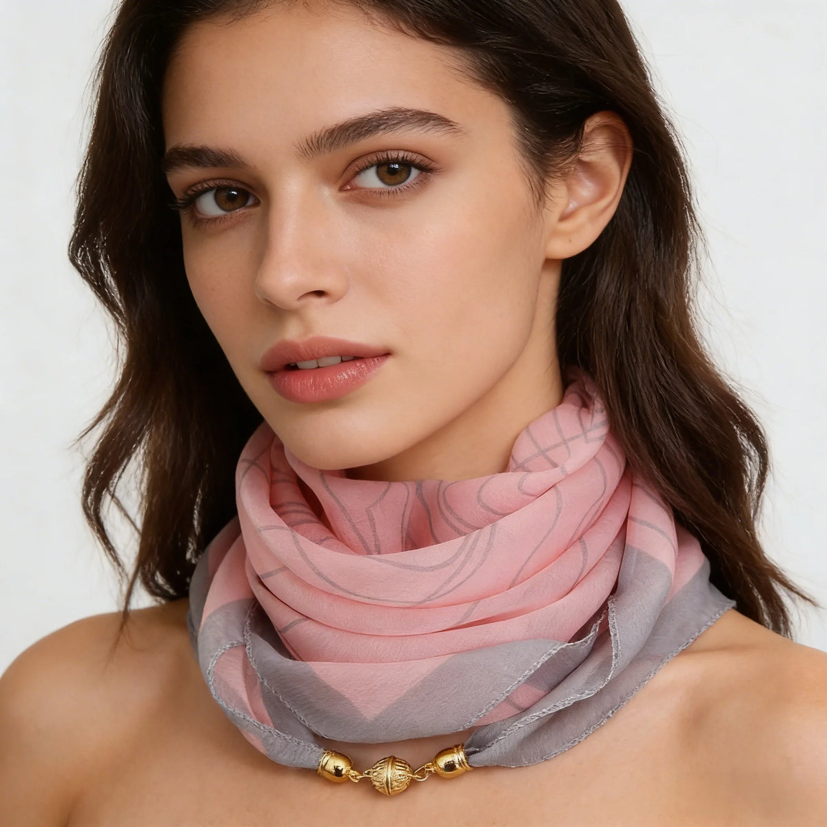 Magnetic Knot-Free Fashion Neck Scarf