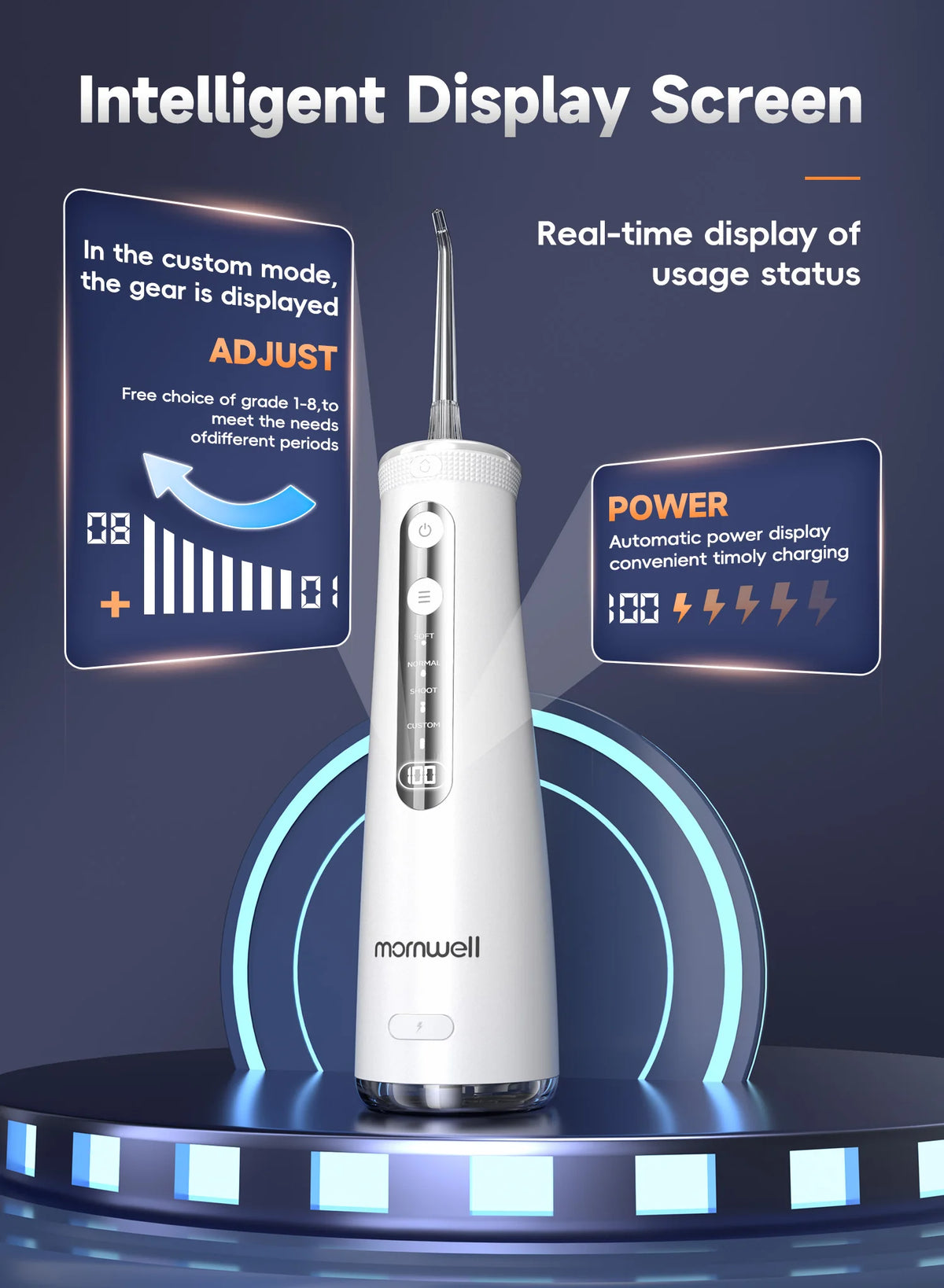 Electric Toothbrush and Water Flosser Combo for Oral Hygiene