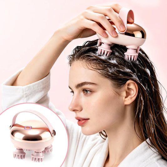 Electric Waterproof Scalp and Head Massager