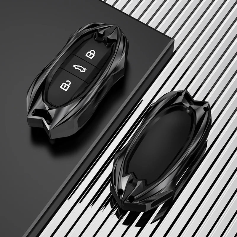 Protective Galvanized Alloy Car Key Case Shell - 4