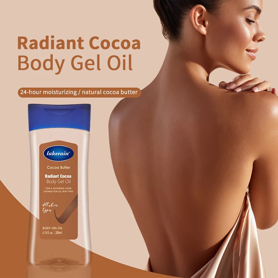 Cocoa Butter Body Gel Oil for Radiant Glowing Skin - 8