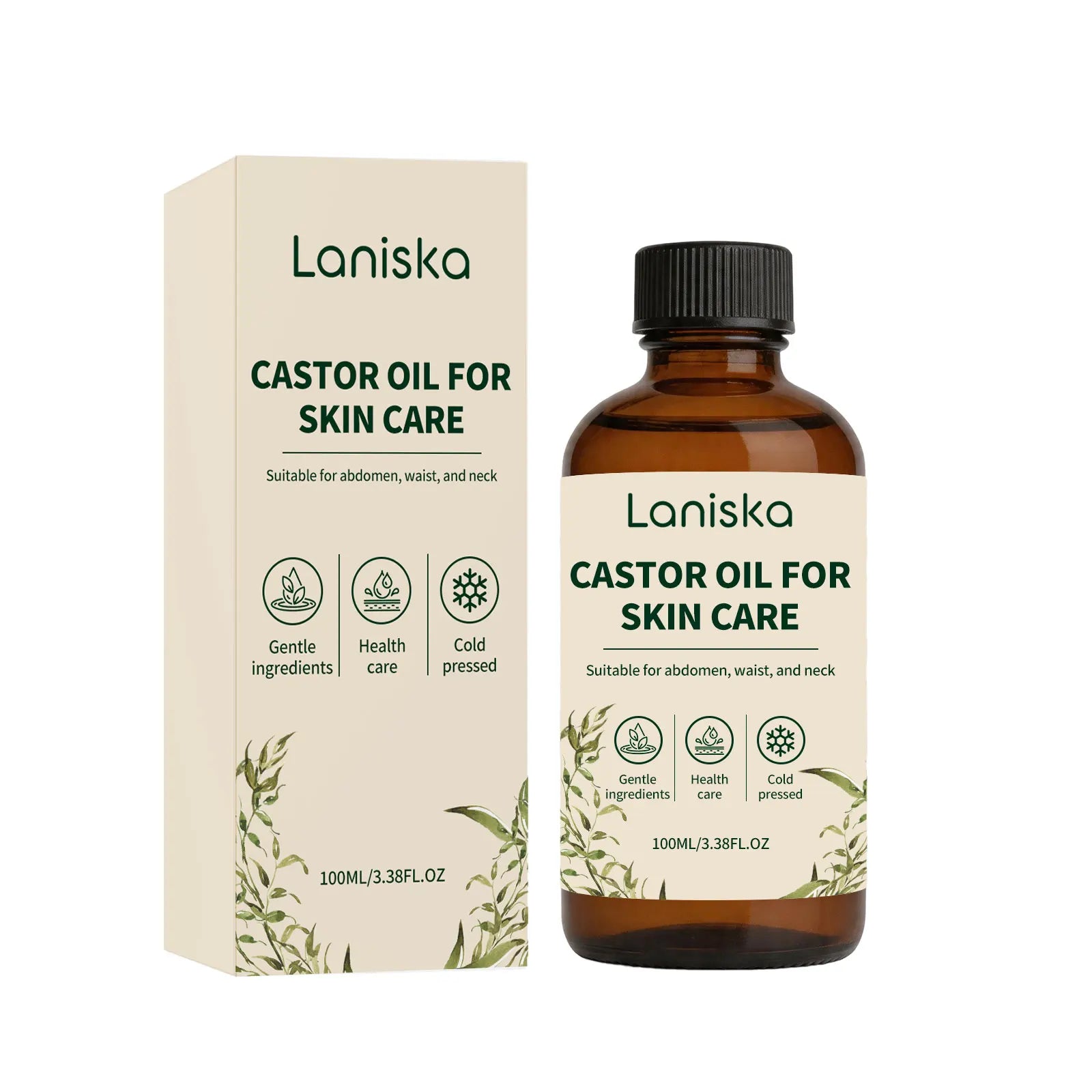 Cold Pressed Castor Oil for Body Hydration and Skin Elasticity - 7