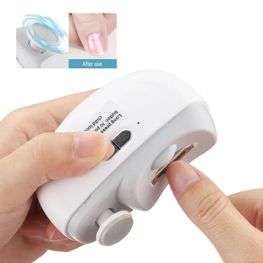Automatic Electric Nail Clipper with Integrated Light