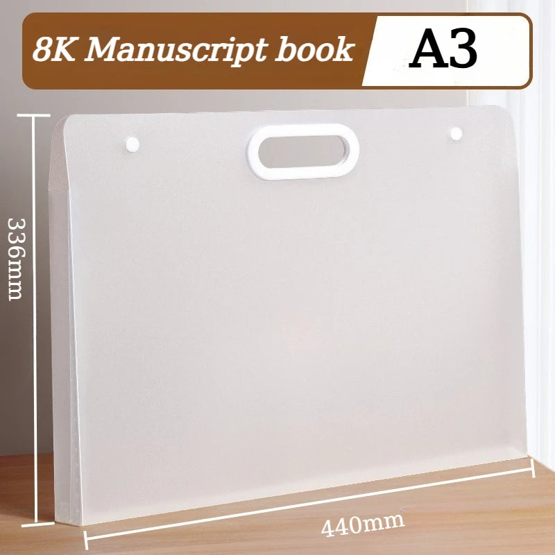 Portable Art Portfolio Storage Folder for Sketches and Artwork